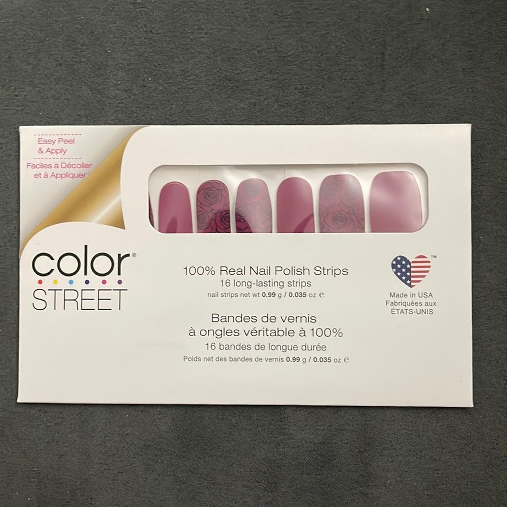 Color Street 100% Real Nail Polish Strips - Rose Goes